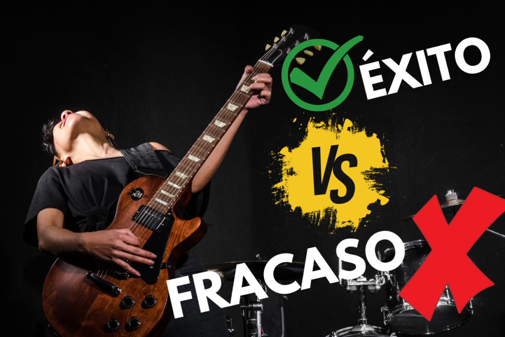 ¿Cuál es la diferencia entre vos y un artista exitoso?